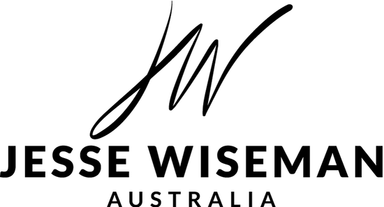 Jesse Wiseman Logo Black & White Signature Australian Brand and Women's Fashion Label